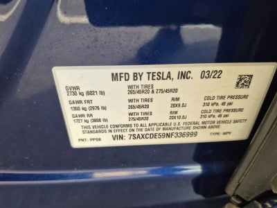 2022 Tesla Model X Base