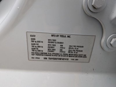 2022 Tesla Model Y Performance