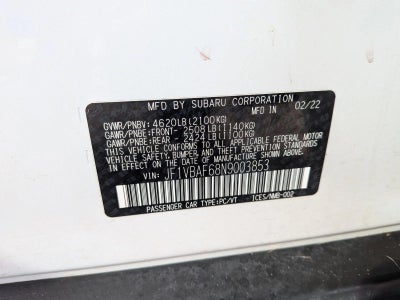 2022 Subaru WRX Premium