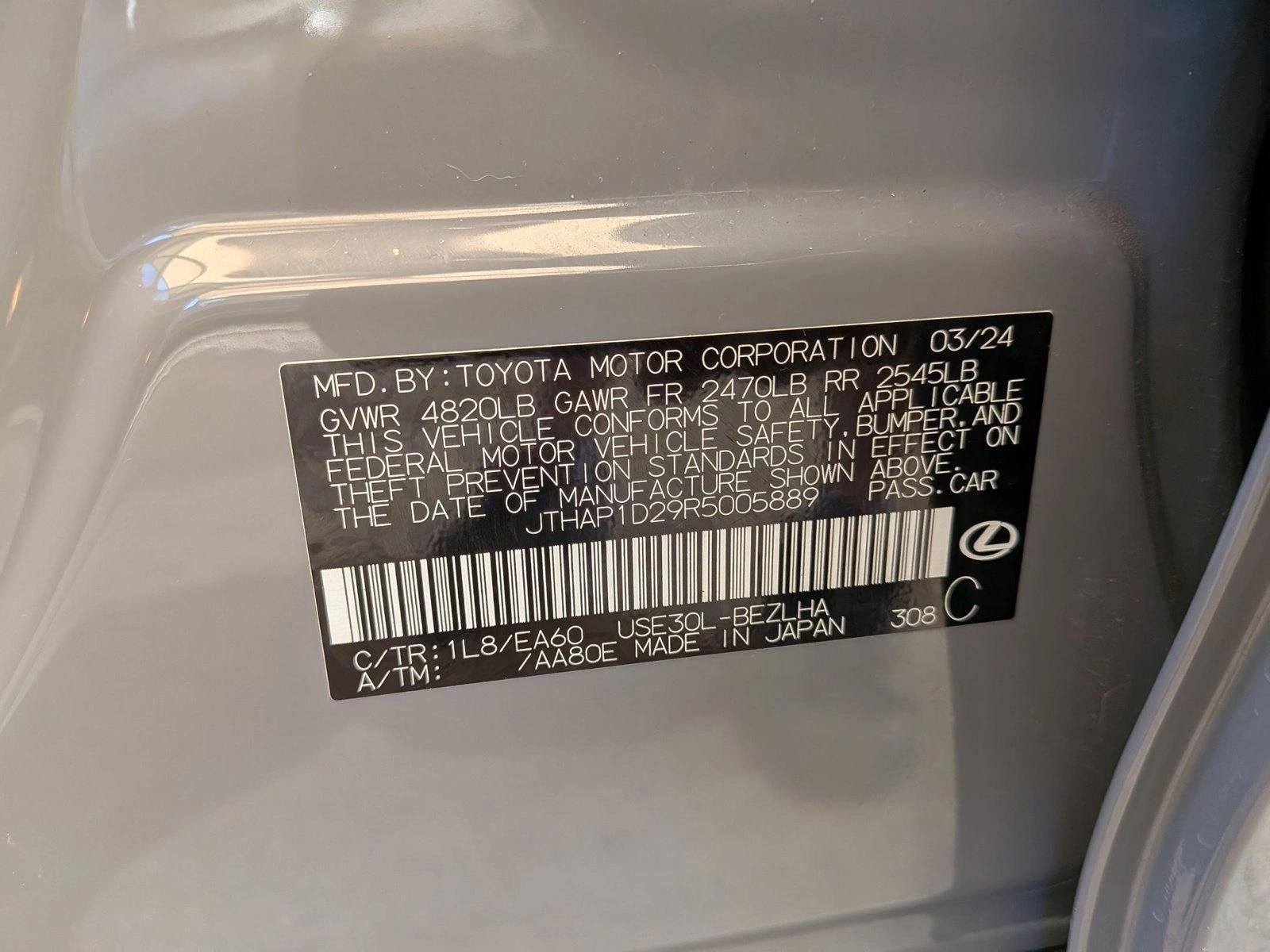 2024 Lexus IS IS 500 F SPORT Performance