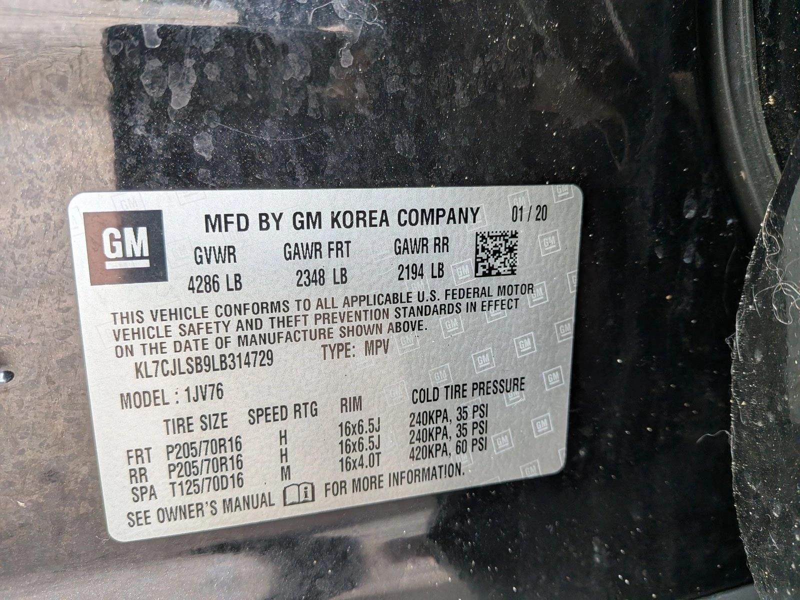 2020 Chevrolet Trax LT