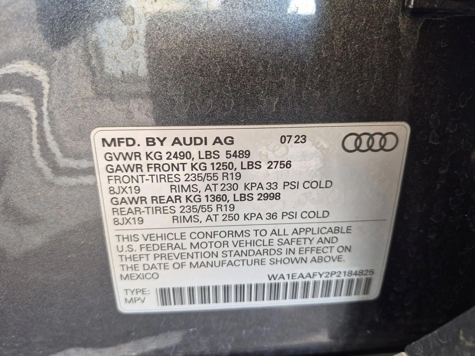 2023 Audi Q5 Premium Plus 45 TFSI S line quattro