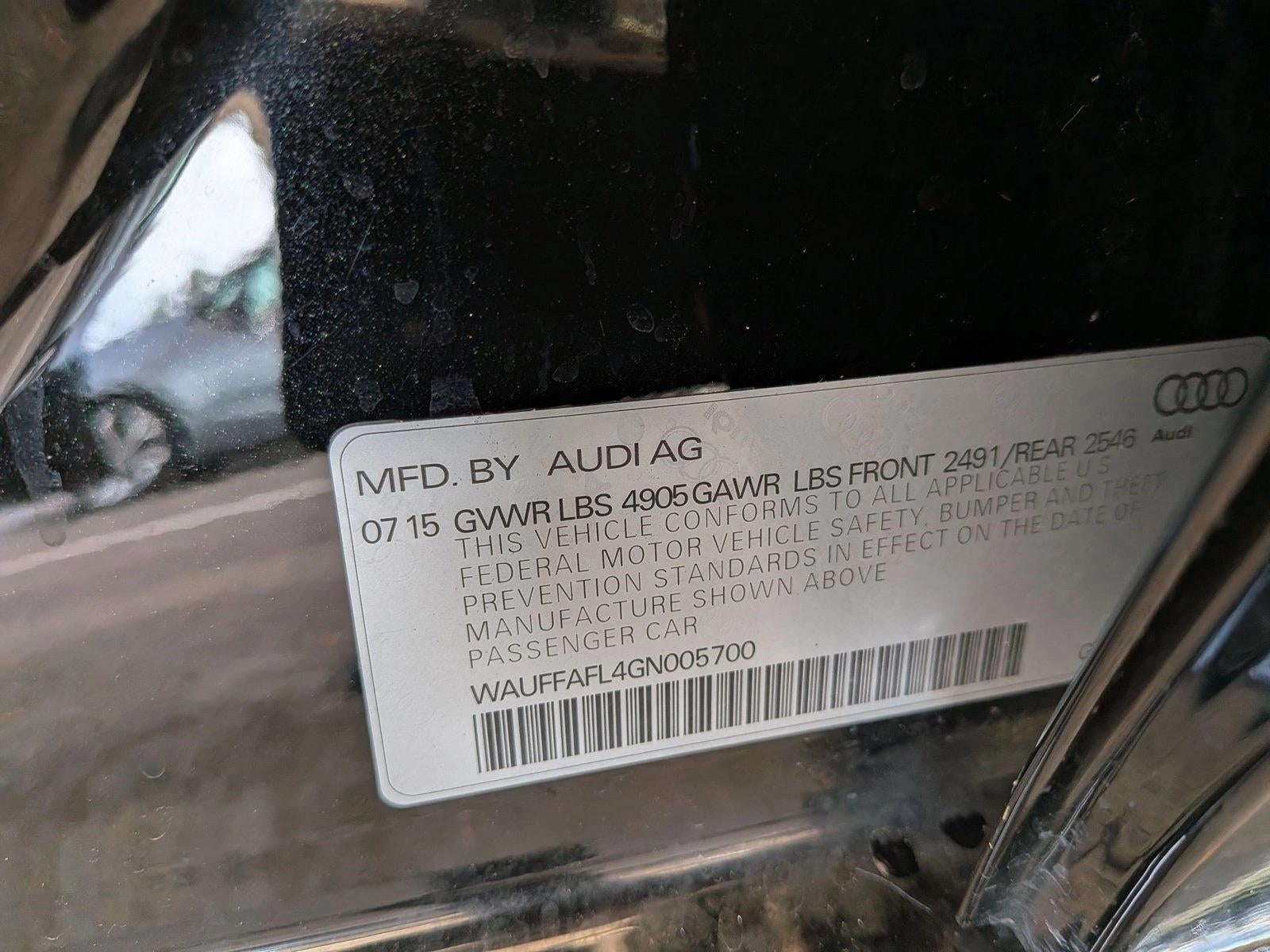 2016 Audi A4 Premium Plus