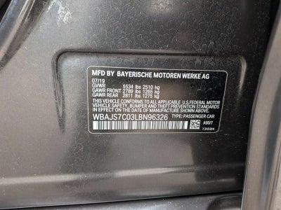 2020 BMW 5 Series M550i xDrive