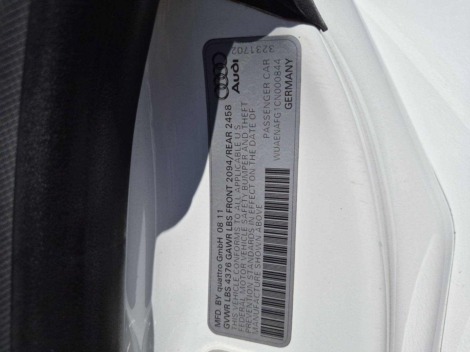 2012 Audi R8 5.2L