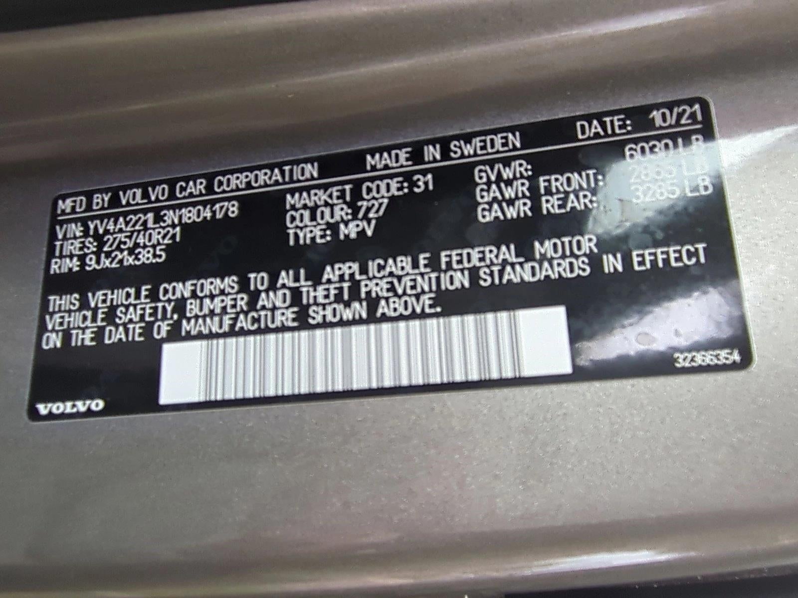 2022 Volvo XC90 Inscription