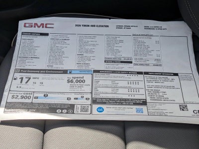 2026 GMC Yukon Elevation