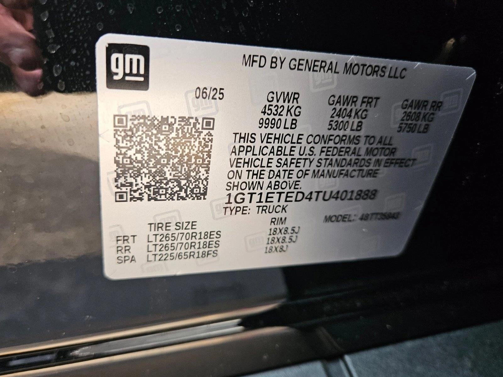 2026 GMC Sierra EV Elevation Extended Range