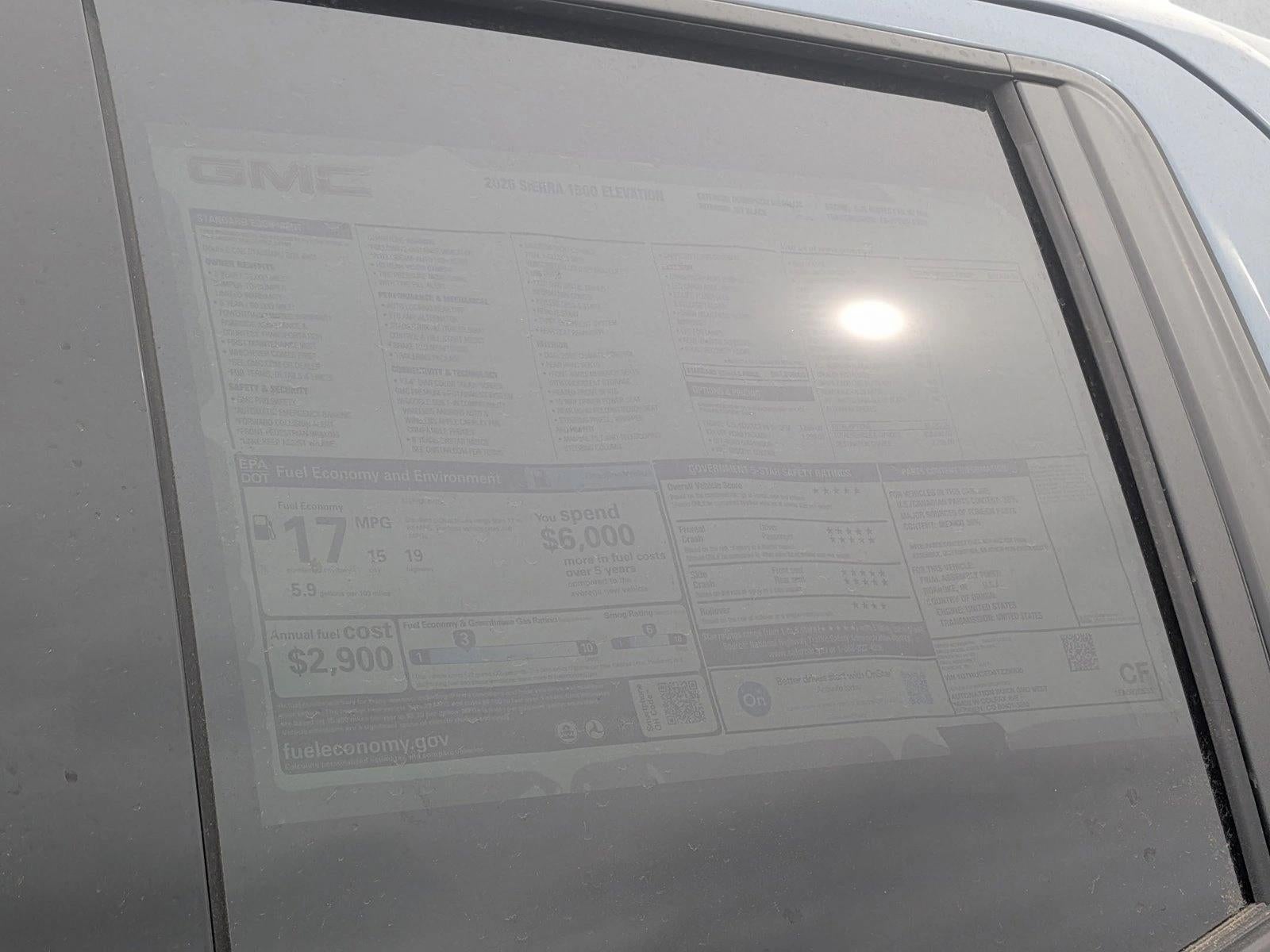 2026 GMC Sierra 1500 Elevation