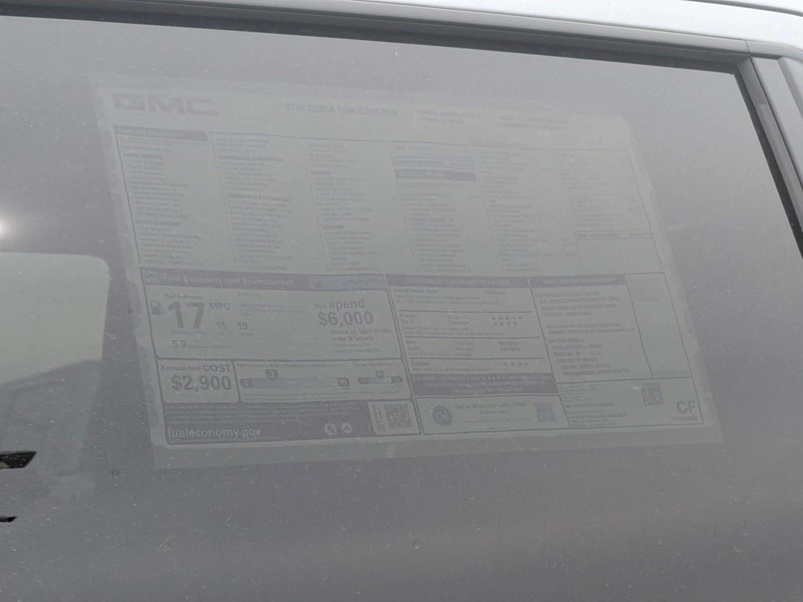 2026 GMC Sierra 1500 Elevation