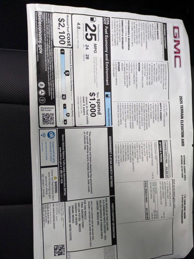 2025 GMC Terrain Elevation