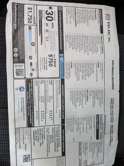 2025 Buick Envista Preferred