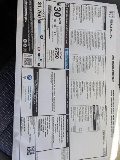 2025 Buick Envista Preferred