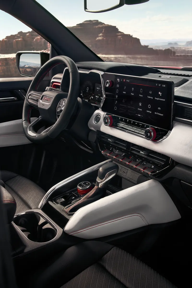 2026 GMC Canyon infotainment system at AutoNation Buick GMC Park Meadows in LONE TREE CO